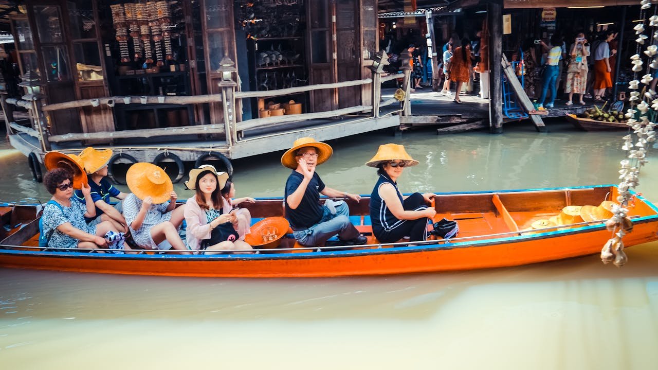 People Sitting on Boat